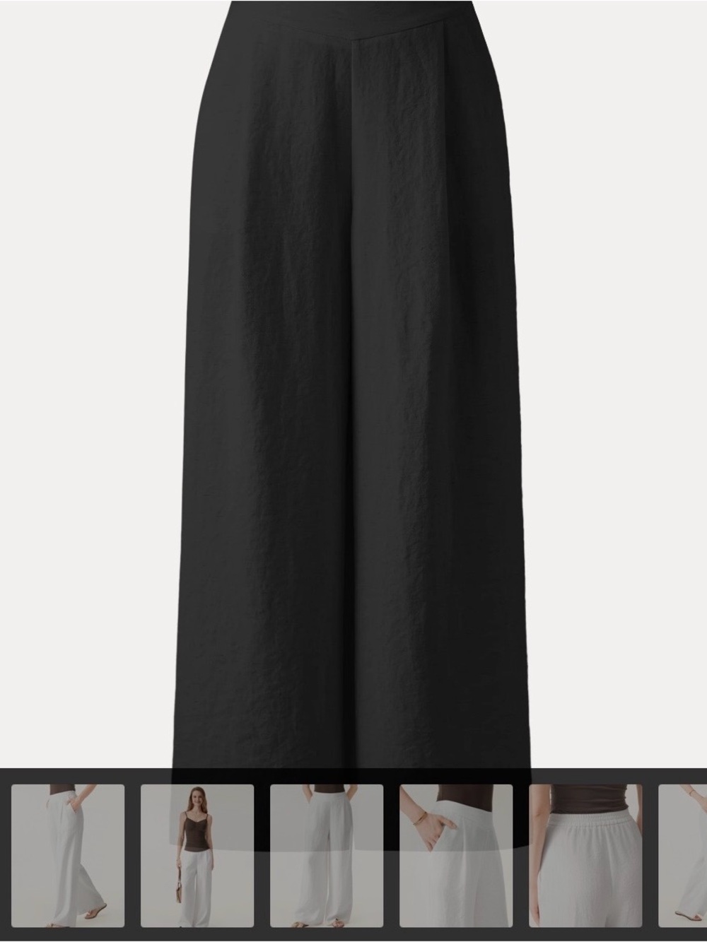 OGL EUROPEAN LINEN BLEND IN BLACK NWT